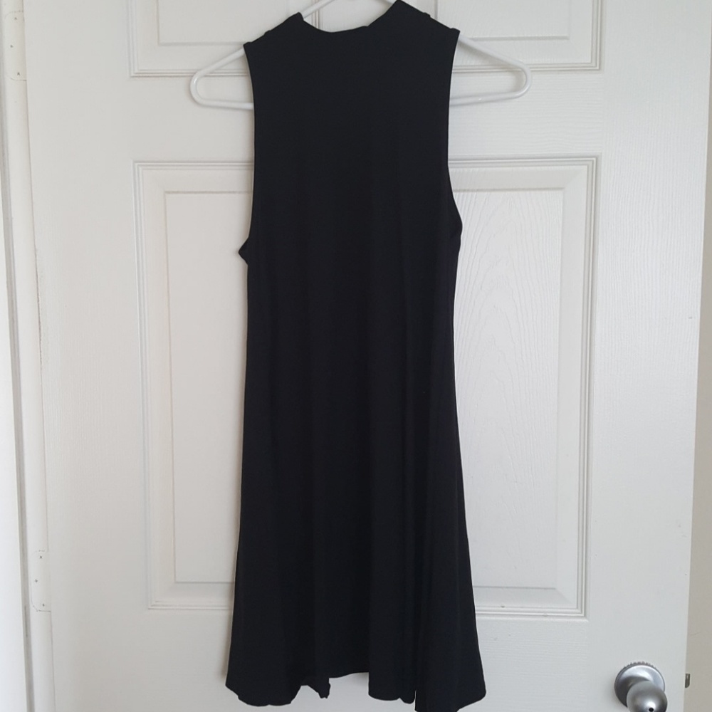 Mock turtleneck dress